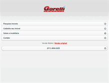 Tablet Screenshot of gorellimoveis.com.br